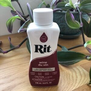 FREE WITH ANY PURCHASE ❤️ Rit All Purpose Dye Wine Colour Never Used 🍷